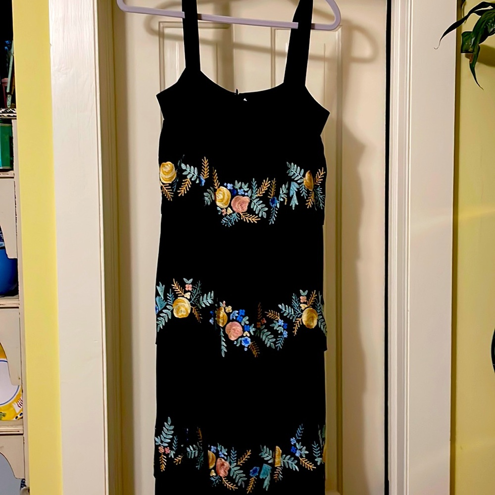 VILSHENKO Maxi sleeveless layered dress
